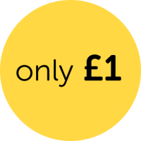 only &pound;1