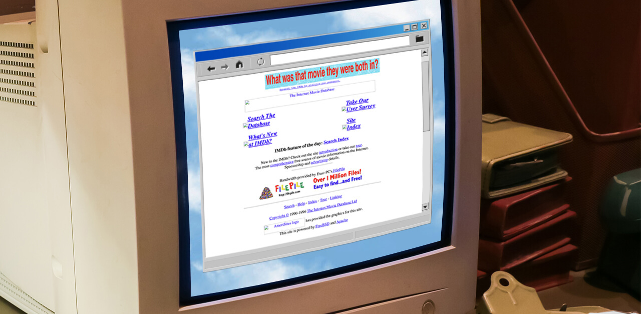 Throwback to the best websites of the 90s