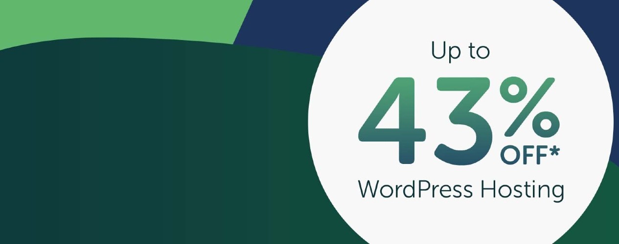 Save up to 43% on WordPress Hosting in our latest sale