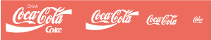 Example of how an SVG can adjust with the Coca-Cola logo