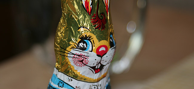 Easter seasonal design can include chocolate rabbits