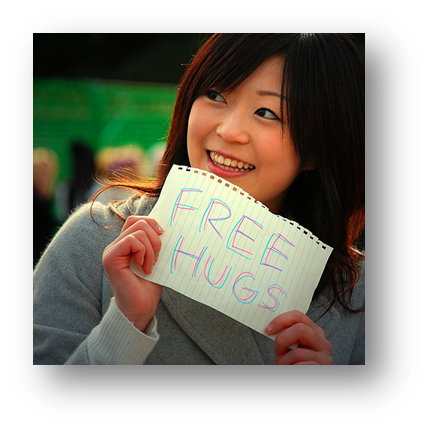 free hugs free hugs