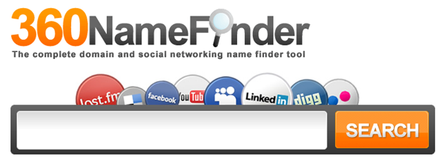 360 name finder header
