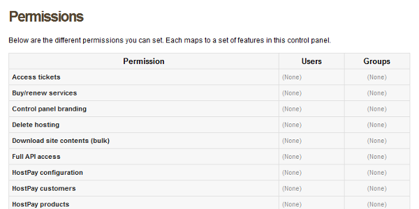 Heart Internet sub-user control panel Heart Internet sub-user control panel